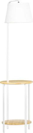 Lampada-da-Terra-Moderna-con-Tavolino-a-2-Livelli-per-Soggiorno-e-Camera-da-Letto,-43L-x-39.5P-x-162A-cm-WL8B31-320WL8