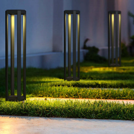 Lampada-Da-Terra-Moderna-Da-Esterno-Alluminio-Grigio-Luce-Led-13W-Ip65