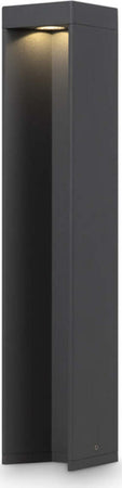 Lampada-Da-Terra-Moderna-Da-Esterno-Alluminio-Grigio-Luce-Led-9W-Ip54