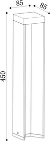 Lampada-Da-Terra-Moderna-Da-Esterno-Alluminio-Grigio-Luce-Led-9W-Ip54