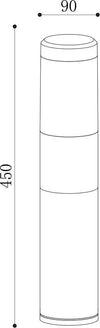 Lampada-Da-Terra-Moderna-Da-Esterno-Alluminio-Nero-Luce-8W-Ip54