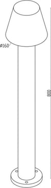 Lampada-Da-Terra-Moderna-Da-Esterno-Metallo-Bianco-Luce-Led-5W-Ip65