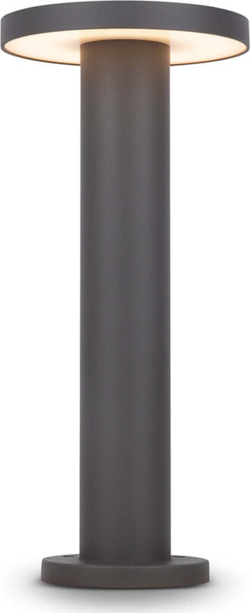 Lampada-Da-Terra-Moderna-Da-Esterno-Metallo-Grafite-Luce-Led-12W-Ip65