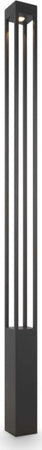 Lampada-Da-Terra-Moderna-Da-Esterno-Metallo-Grafite-Luce-Led-25W-Ip65