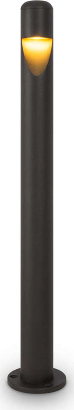 Lampada-Da-Terra-Moderna-Da-Esterno-Metallo-Grafite-Luce-Led-5W-Ip65