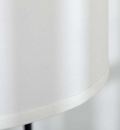 Lampada-da-Terra-Moderna-in-Acciaio-con-Paralume-in-Tessuto-Effetto-Lino,-64x38x163.5-cm,-Bianca-e-Nera-TG5B31-329TG5