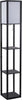 Lampada-da-Terra-Moderna,-Lampadina-Illuminazione-Interna-Salvaspazio-con-Ripiani-da-Soggiorno-Cotone,-MDF-26-x-26-x-160-cm-Nero-e-Bianco-QL6833-623QL6