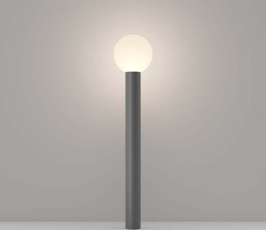 Lampada-Da-Terra-Moderna-Per-Esterno-Alluminio-Grigio-1-Luce-E27-60W-Ip54-A++