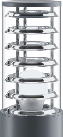 Lampada-Da-Terra-Moderna-Per-Esterno-Alluminio-Grigio-1-Luce-E27-60W-Ip54