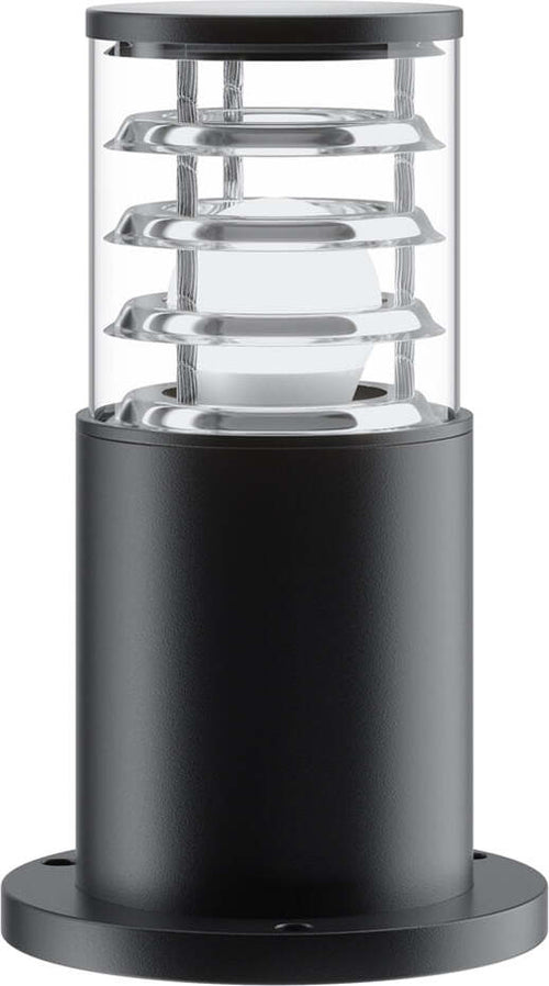 Lampada-Da-Terra-Moderna-Per-Esterno-Alluminio-Nero-1-Luce-E27-60W-Ip54
