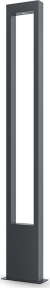 Lampada-Da-Terra-Moderna-Per-Esterno-Metallo-Grafite-Luce-Led-20W-Ip65