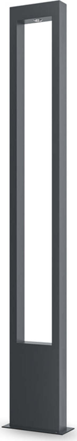 Lampada-Da-Terra-Moderna-Per-Esterno-Metallo-Grafite-Luce-Led-20W-Ip65