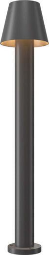 Lampada-Da-Terra-Moderna-Per-Esterno-Metallo-Grafite-Luce-Led-5W-Ip65