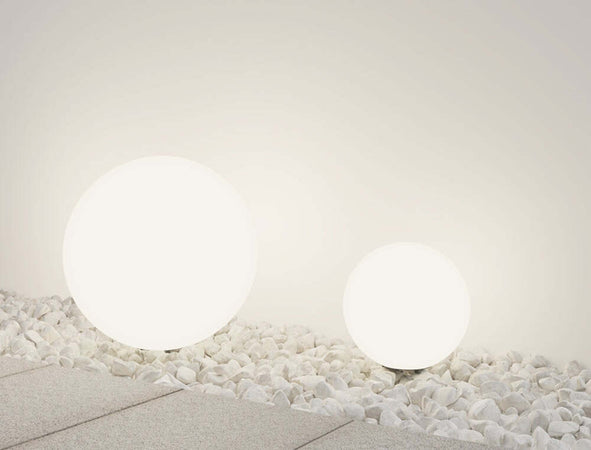 Lampada-Da-Terra-Moderna-Per-Esterno-Plastica-Bianco-1-Luce-E27-30W-Ip54