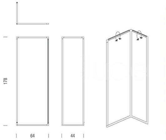 Nemo Spigolo Lampada da Terra
