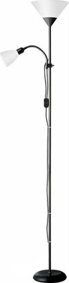 Lampada-Da-Terra-Per-Casa-Ufficio-Piantana-2-Porta-Lampadina-E27-Nero-Universo