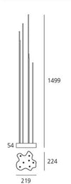 Lampada da terra per esterni Artemide Reeds IP67 (small)