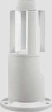 Lampada-Da-Terra-Segnapasso-Da-Giardino-Ip65-In-Alluminio-Vetro-12-W-Es59-Bianco