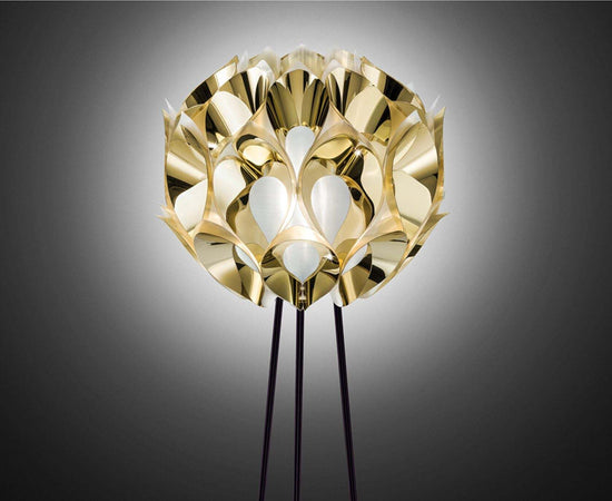 Lampada da terra Slamp Flora gold, silver, copper