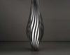Lampada-Da-Terra-Totem-Dama-Helios-1-Luce-In-Polilux-Nero-Made-In-Italy