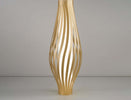 Lampada-Da-Terra-Totem-Dama-Helios-1-Luce-In-Polilux-Oro-Made-In-Italy