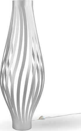 Lampada-Da-Terra-Totem-Dama-Helios-1-Luce-In-Polilux-Silver-Made-In-Italy