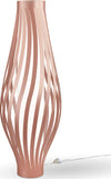 Lampada-Da-Terra-Totem-Dama-Helios-1-Luce-Polilux-Rosa-Metallico-Made-In-Italy