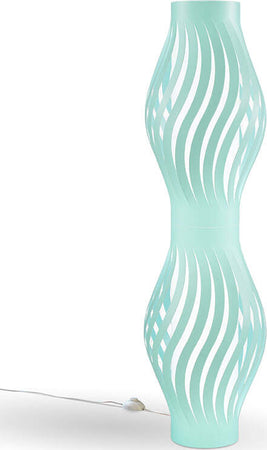 Lampada-Da-Terra-Totem-Helios-1-Luce-In-Polilux-Verde-Made-In-Italy