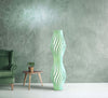 Lampada-Da-Terra-Totem-Helios-1-Luce-In-Polilux-Verde-Made-In-Italy