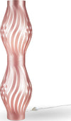 Lampada-Da-Terra-Totem-Helios-1-Luce-Polilux-Rosa-Metallico-Made-In-Italy