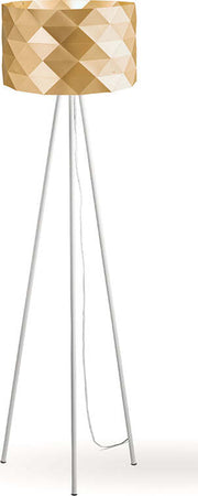 Lampada-Da-Terra-Treppiede-1-Luce-Prisma-In-Polilux-Oro-H146-Made-In-Italy