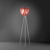 Lampada-Da-Terra-Treppiede-1-Luce-Queen-Polilux-Rosa-Metallico-D60-Made-In-Italy