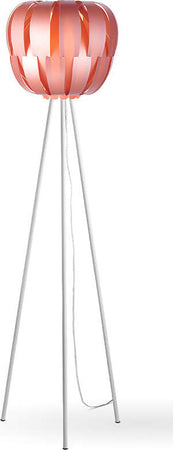 Lampada-Da-Terra-Treppiede-1-Luce-Queen-Polilux-Rosa-Metallico-D60-Made-In-Italy