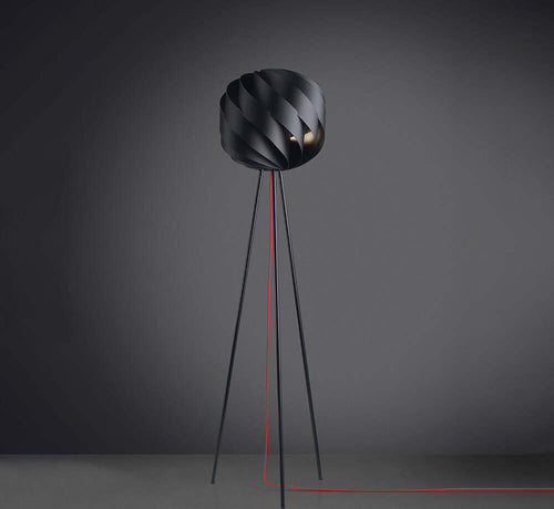 Lampada-Da-Terra-Treppiede-Globe-1-Luce-In-Polilux-Nero-D40-Made-In-Italy