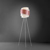 Lampada-Da-Terra-Treppiedi-1-Luce-Bea-Polilux-Rosa-Metalllico-D40-Made-In-Italy