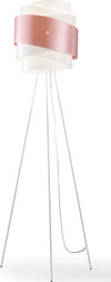 Lampada-Da-Terra-Treppiedi-1-Luce-Bea-Polilux-Rosa-Metalllico-D40-Made-In-Italy