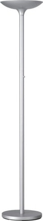 Lampada da terra Varialux - base diametro 30 cm - altezza 175-186 cm - a led - 22W - grigio metal - Unilux Illuminazione/Illuminazione per interni/Lampade/Lampade da terra Eurocartuccia - Pavullo, Commerciovirtuoso.it