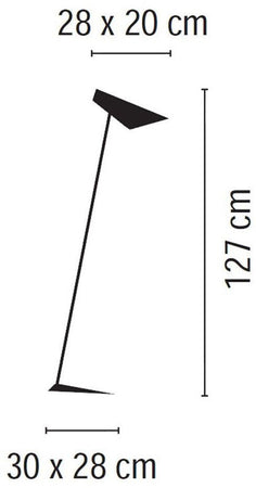 Lampada da terra Vibia I.Cono