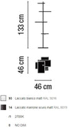 Lampada da terra Vibia Suite 6005