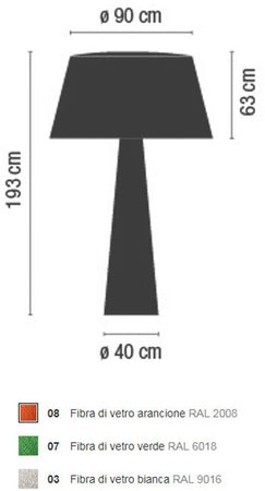 Lampada da terra Vibia Wind LED