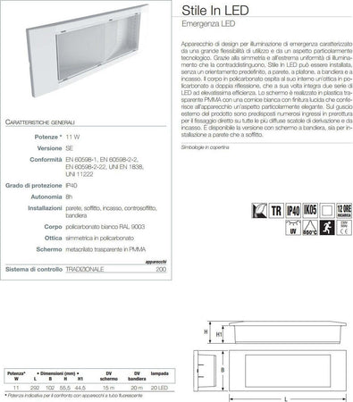 BEGHELLI LAMPADA DI EMERGENZA 11W LED 8H INC IP40 SE BEG 1499 Auto e Moto/Parti per auto/Luci lampadine e indicatori/Lampadine/Lampadine per esterno Trade Shop italia - Napoli, Commerciovirtuoso.it
