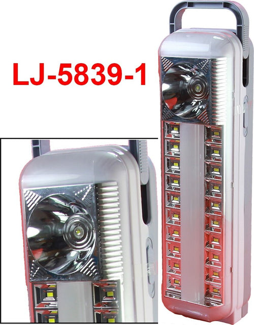 LAMPADA DI EMERGENZA RICARICABILE CON 20 LED SMD NEON 14 SMD 1 LED TORCIA  Trade Shop italia - Napoli, Commerciovirtuoso.it