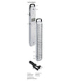 Lampada Di Emergenza Ricaricabile Portatile 63 Led Emergenza Torcia Luce