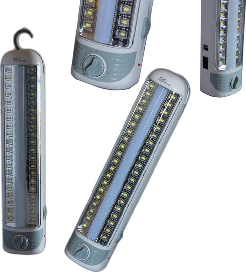 LAMPADA EMERGENZA 40 LED SMD CON NEON RICARICABILE PER CASA AUTO CAMPER 7111 Illuminazione/Illuminazione per interni/Lampade/Lampade da lavoro Trade Shop italia - Napoli, Commerciovirtuoso.it