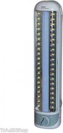 LAMPADA EMERGENZA 40 LED SMD CON NEON RICARICABILE PER CASA AUTO CAMPER 7111 Illuminazione/Illuminazione per interni/Lampade/Lampade da lavoro Trade Shop italia - Napoli, Commerciovirtuoso.it