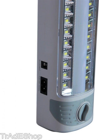 LAMPADA EMERGENZA 40 LED SMD CON NEON RICARICABILE PER CASA AUTO CAMPER 7111 Illuminazione/Illuminazione per interni/Lampade/Lampade da lavoro Trade Shop italia - Napoli, Commerciovirtuoso.it