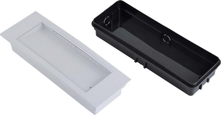 LAMPADA-EMERGENZA-DA-PARETE-'899'-3,8W-/-20-led---cm.29,2-x-10,2-x-6-Vtac