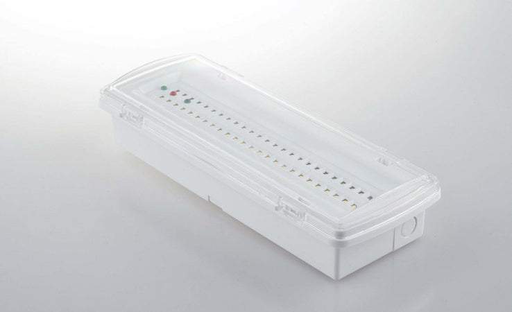 Lampada Emergenza Exit Bianca 4W 400Lm 4000K Ip65 3H 27X10X5,4Cm Illuminazione/Illuminazione bagno/Luci ad incasso Led Mall Home - Napoli, Commerciovirtuoso.it