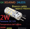Lampada Faretto G4 24 Led Smd 3014 2w Luce Bianco Caldo Dc 12v Illuminazione/Lampadine/Lampadine a LED Trade Shop italia - Napoli, Commerciovirtuoso.it