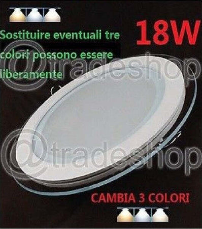 Lampada Faretto Led Pannello 18w Luce 3 In 1 Cambio Colore 4000k 5000k 6000k Illuminazione/Illuminazione per interni/Lampadari lampade a sospensione e plafoniere/Plafoniere Trade Shop italia - Napoli, Commerciovirtuoso.it
